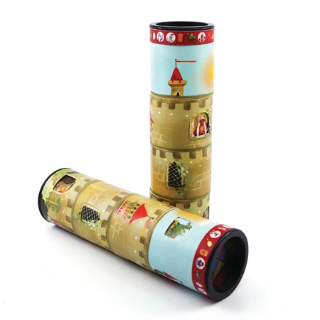 Rotating Kaleidoscope with Castel game