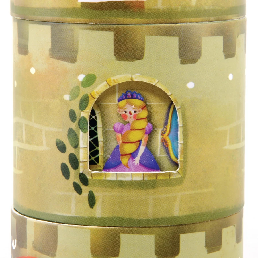 Rotating Kaleidoscope with Castel game