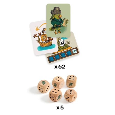 Pirate's Treasure - Glücks- und Strategiespiel, Djeco