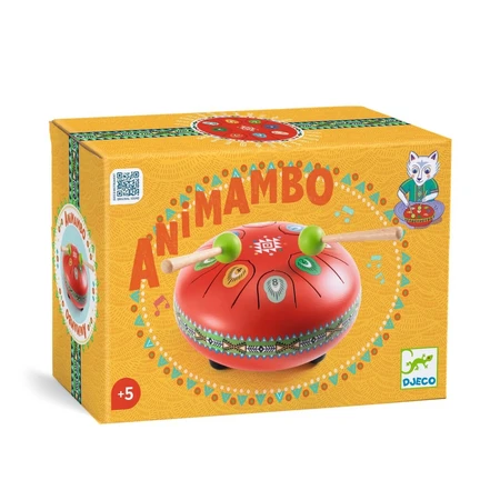 Strumento musicale Tamburo in metallo con 12 note, Djeco