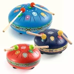 Strumento musicale Tamburo in metallo con 12 note, Djeco