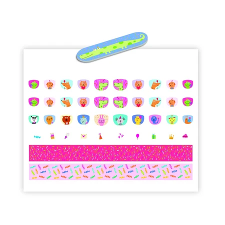 Happy Birthday nail stickers, Djeco