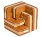 Logic game IQ wooden bamboo stairs