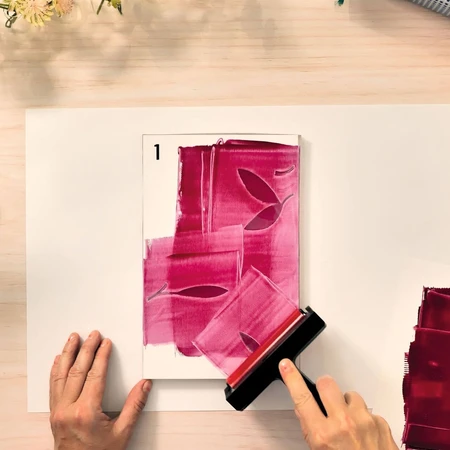 Creative workshop 46 for adults Gel printing, Djeco