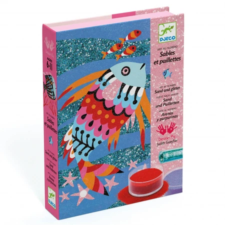 Arena de colores Djeco Peces brillantes