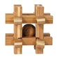 Juego de lógica IQ en madera de bambú Caja con pelota