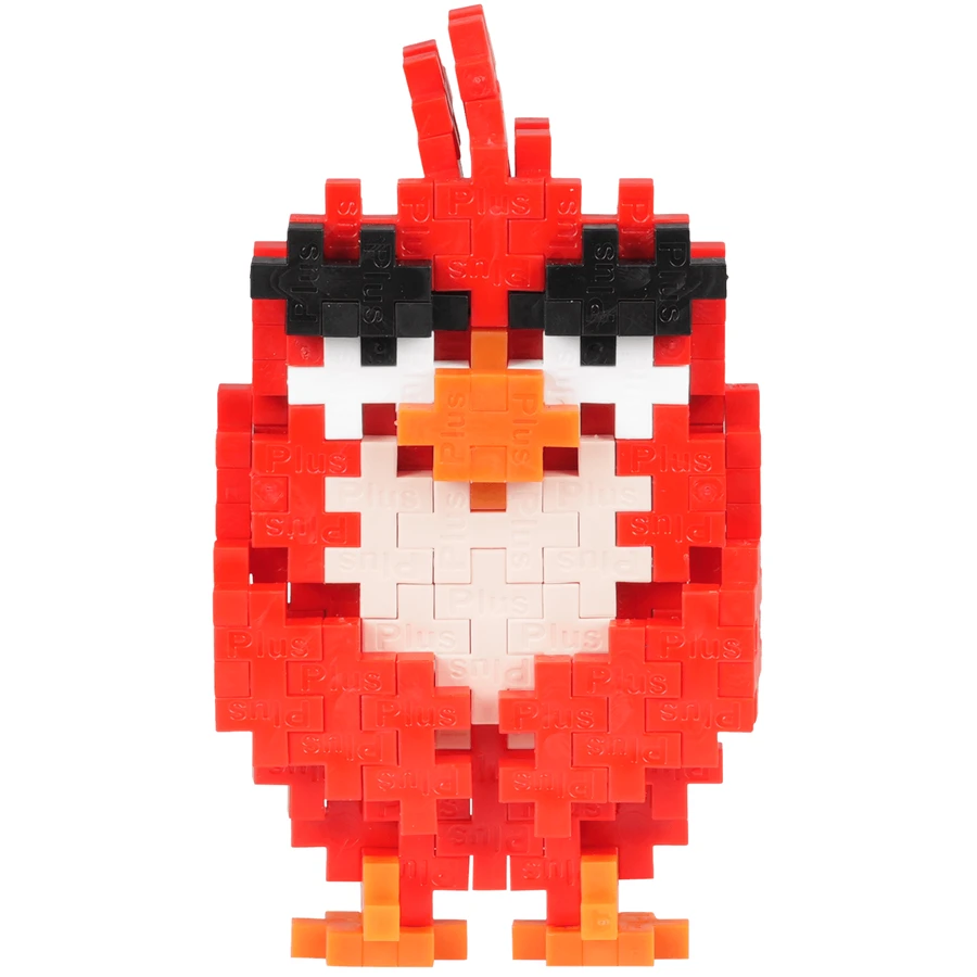 Plus-Plus bouwset, koker 110 stukjes, Angry Birds RED