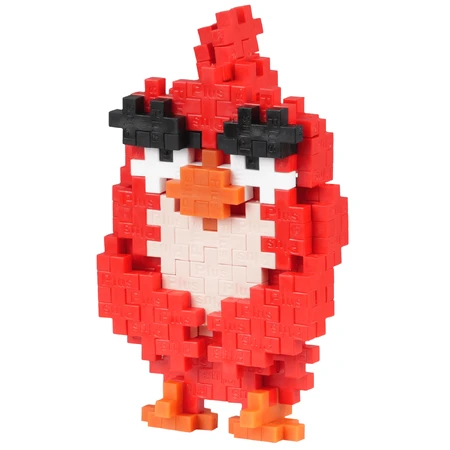Plus-Plus bouwset, koker 110 stukjes, Angry Birds RED