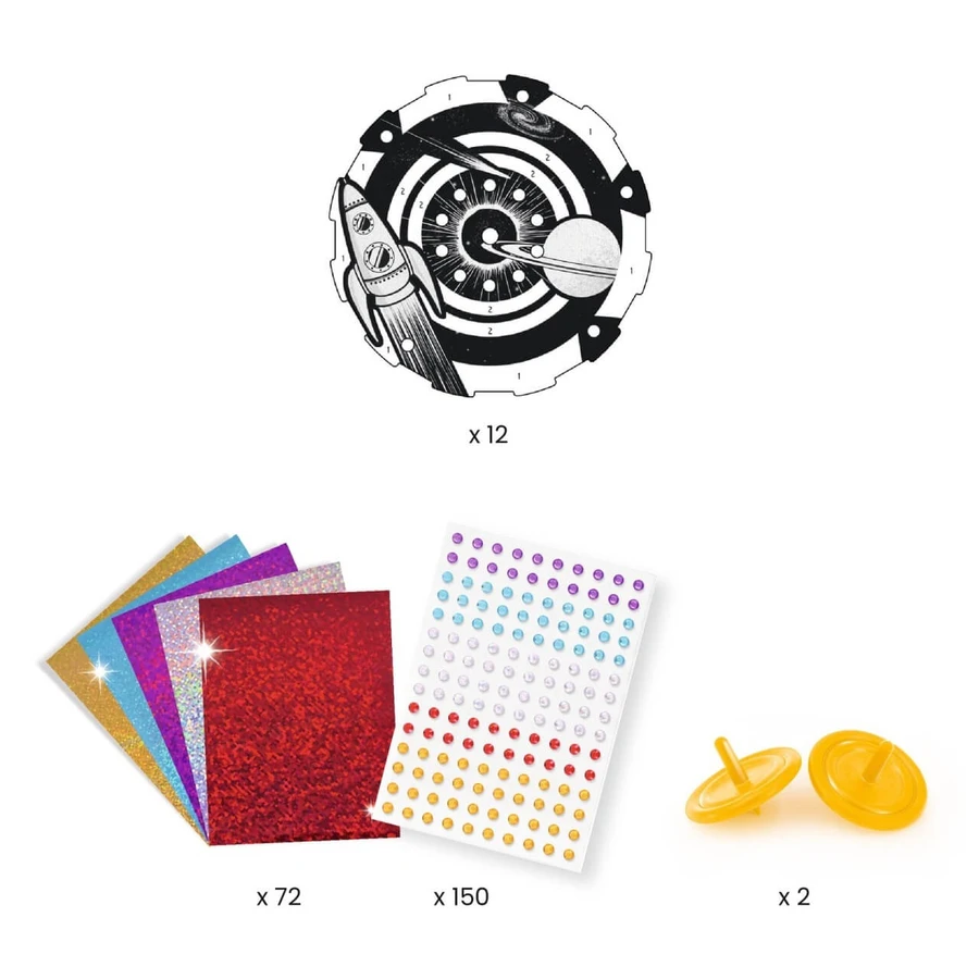 Juego creativo DIY Marionetas Cosmos, Djeco