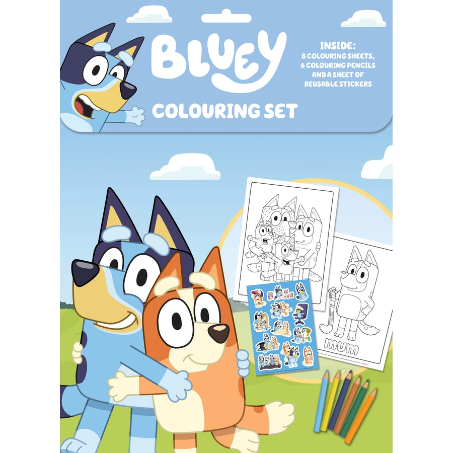 Creative set, Color with Bluey