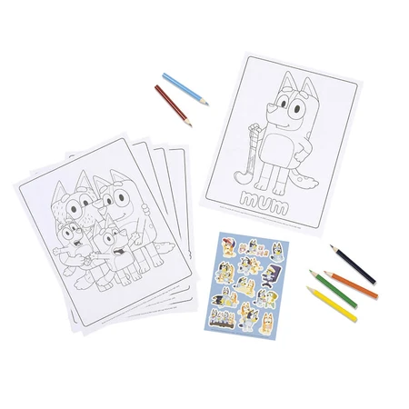Creative set, Color with Bluey