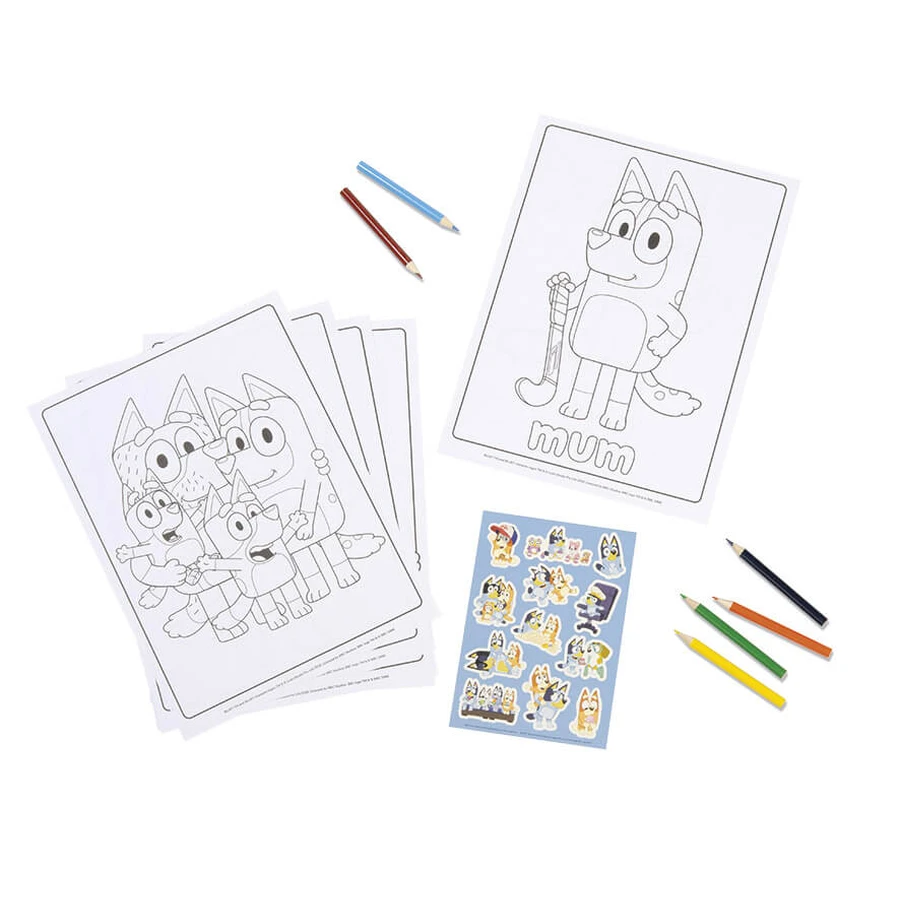 Creative set, Color with Bluey