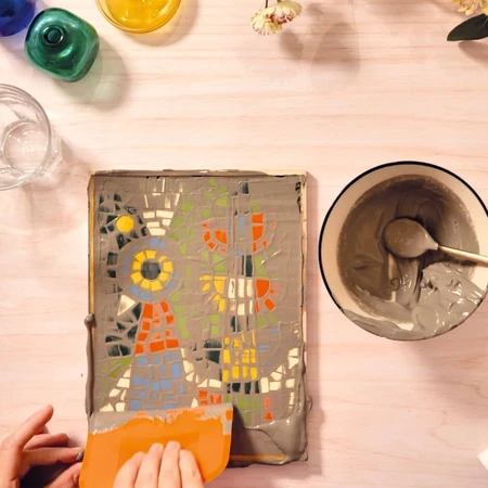 Creative workshop 73 for adults Artistic mosaic, Djeco
