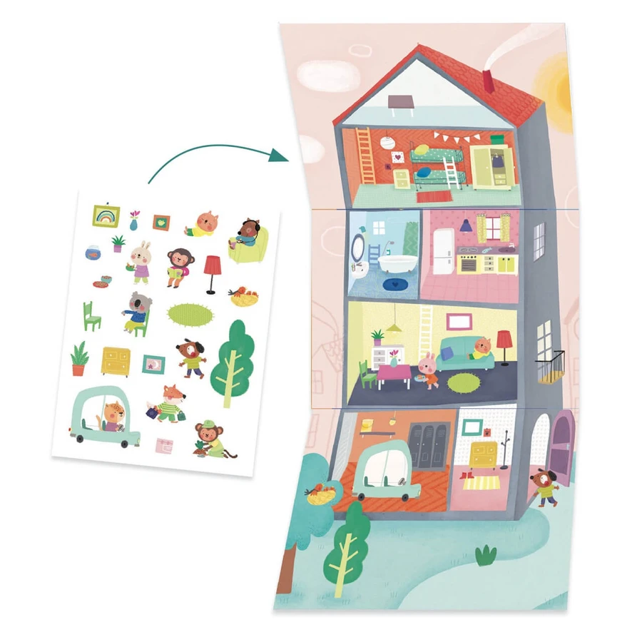 Juego creativo Animal House, Djeco