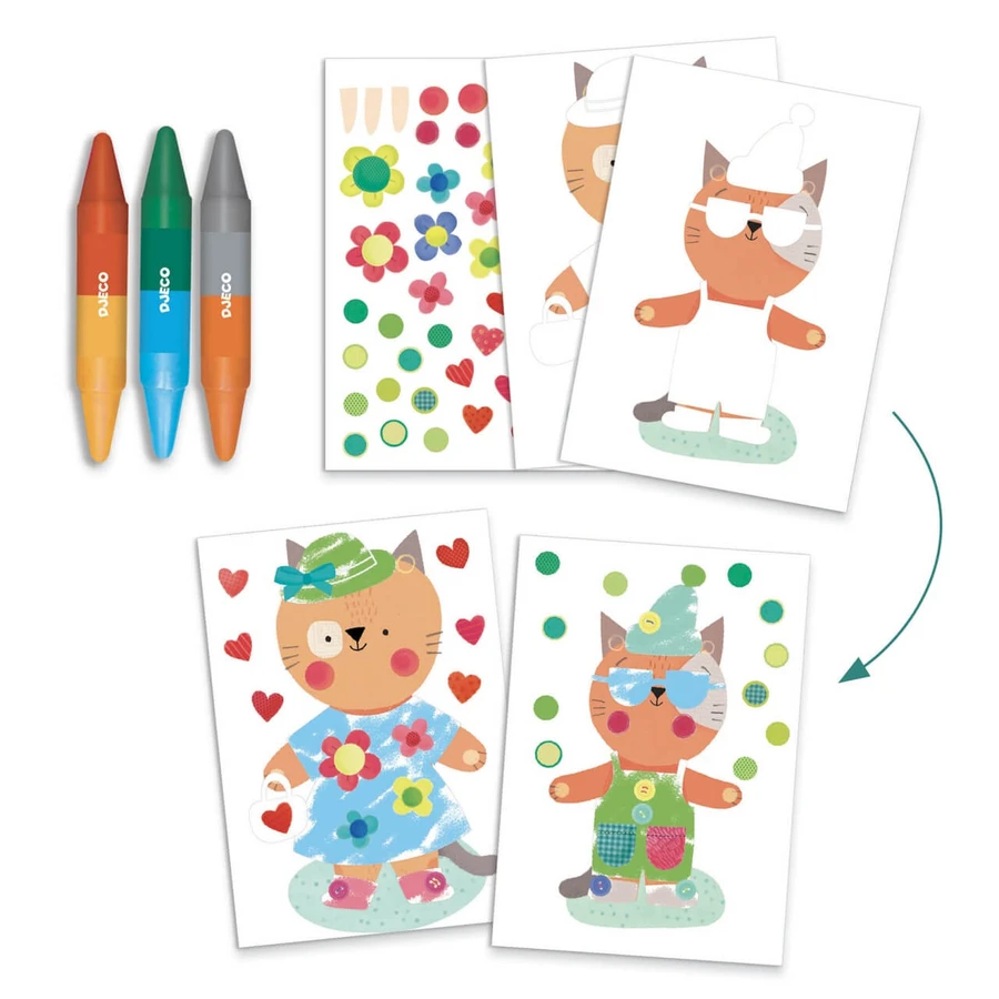 Juego creativo Animal House, Djeco