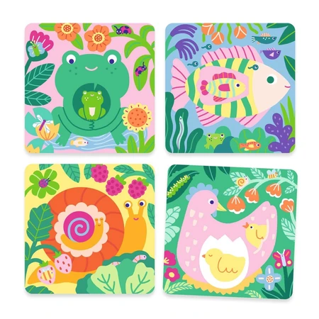 Waterschilderij set Tuindieren, Djeco