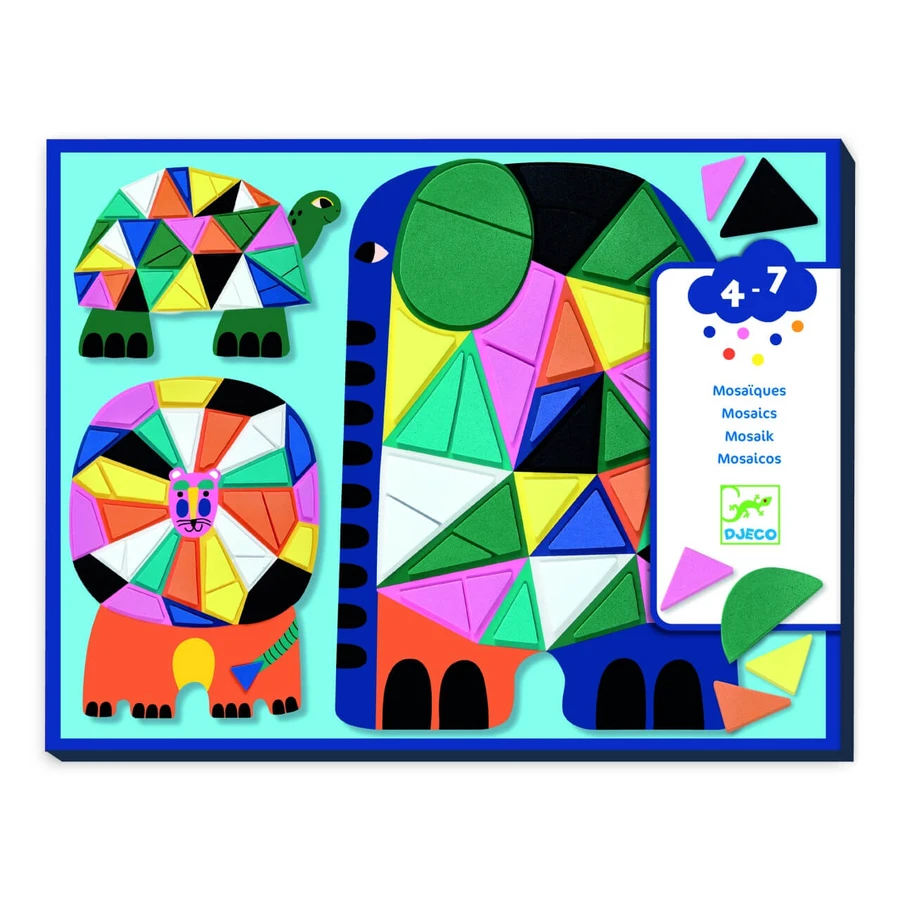 Creatieve mozaïekset Dieren, Djeco