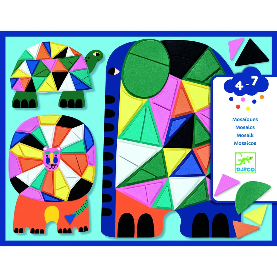 Creatieve mozaïekset Dieren, Djeco