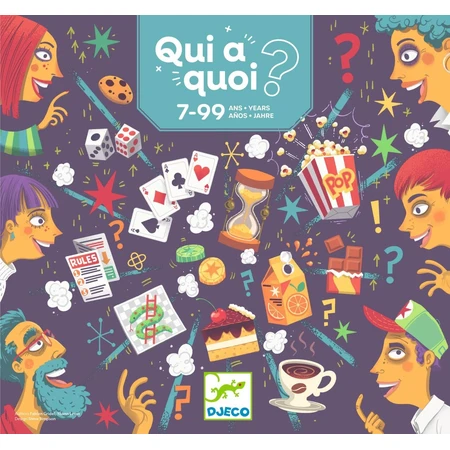 Cooperative logic game Qui-à-quoi? Djeco