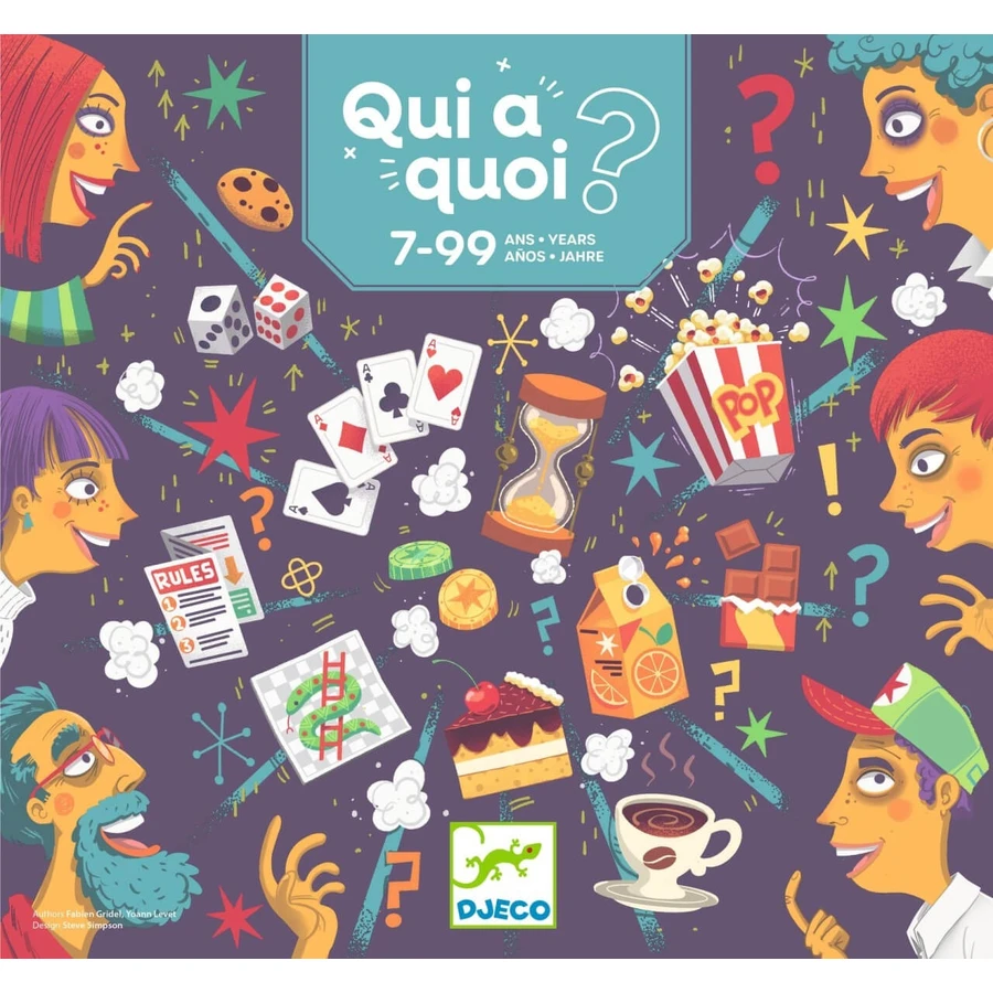 Cooperative logic game Qui-à-quoi? Djeco