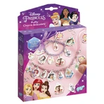 Creativo DIY conjunto de pulseras 2D colgante suave con colgantes, Princesa Disney