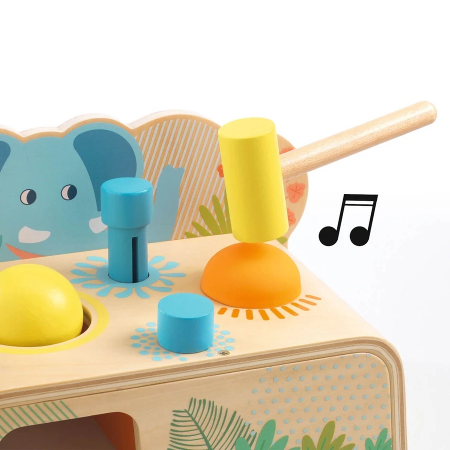 Jouet en bois pour bébé Multi Tap, Djeco