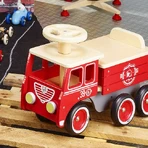 Camión de bomberos de juguete - Camión de bomberos de madera - Vilac