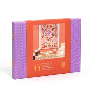 Atelier créatif 11 pour adultes Peinture sur soie, Djeco