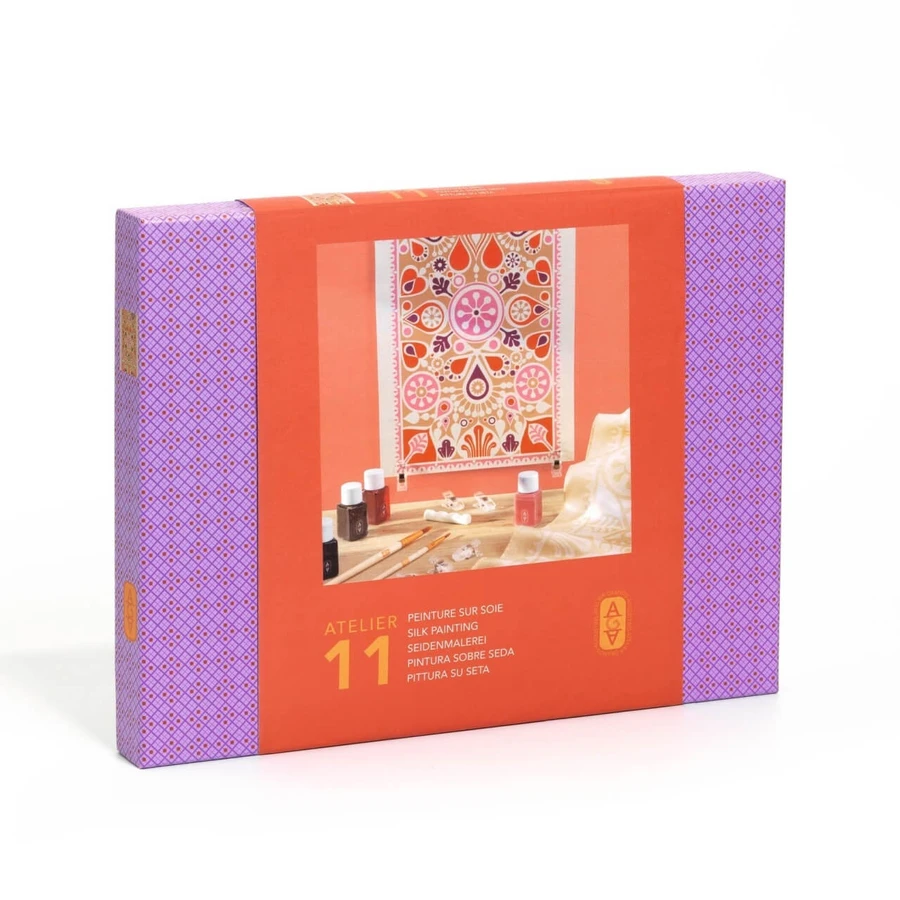 Atelier créatif 11 pour adultes Peinture sur soie, Djeco