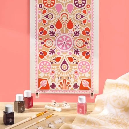 Atelier créatif 11 pour adultes Peinture sur soie, Djeco