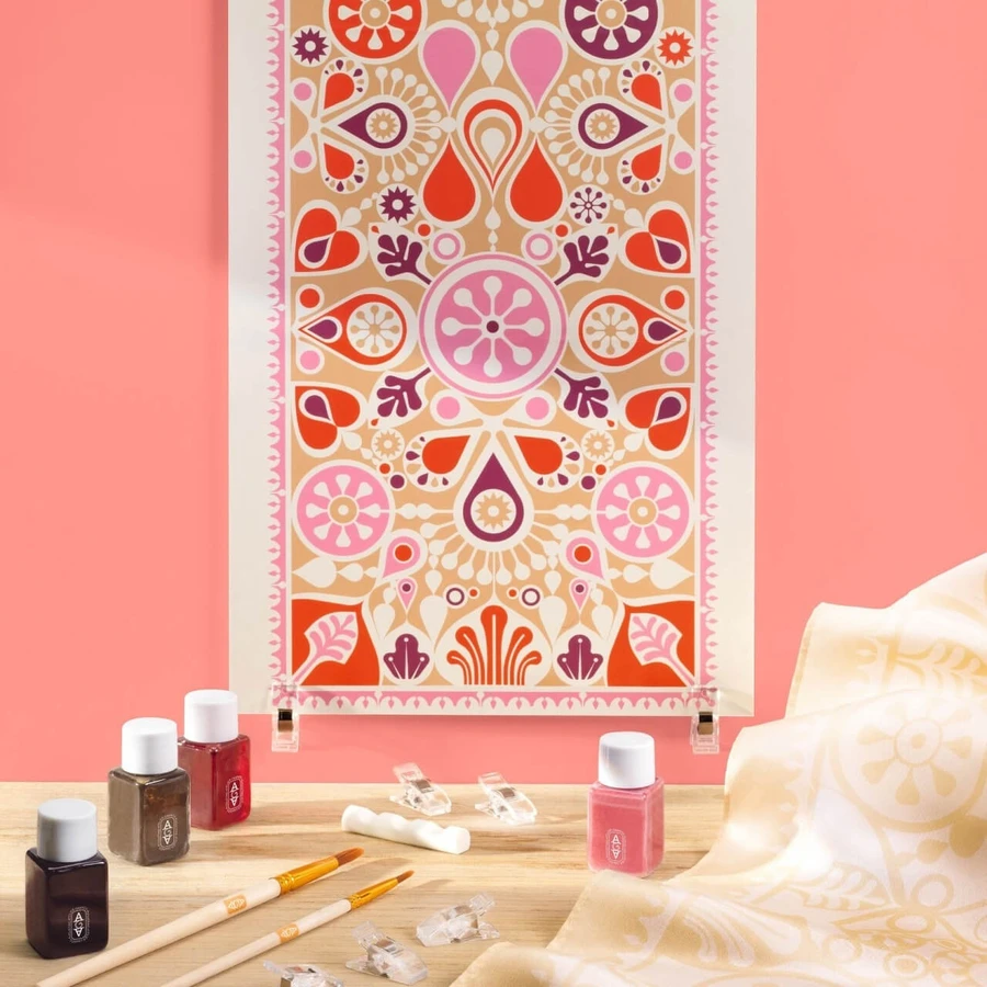 Atelier créatif 11 pour adultes Peinture sur soie, Djeco