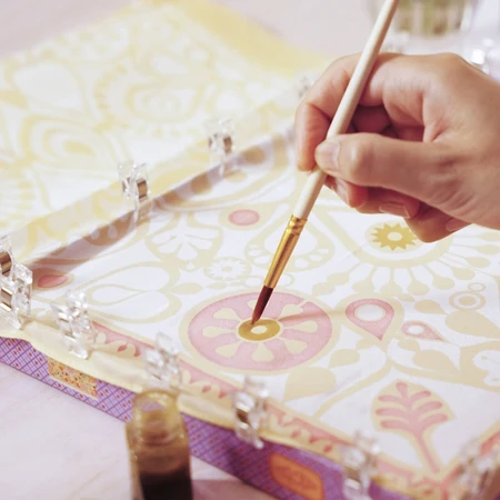 Atelier créatif 11 pour adultes Peinture sur soie, Djeco