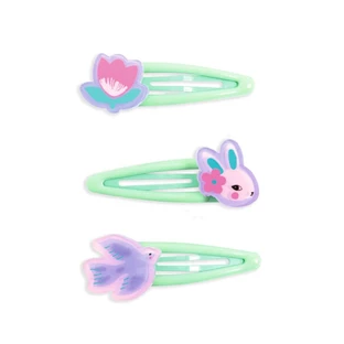 Collection Plume - 3 pinces à cheveux Eglantine, Djeco