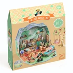 Casa en miniatura para montar y colorear Oliva , Djeco