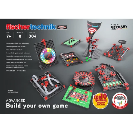STEM Kit Construye y Juega 8 juegos, Fischertechnik