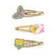 The Plume Collection - 3 Pensée paperclips, Djeco