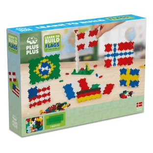 Juego de construcción Plus-Plus, 700 piezas, Banderas