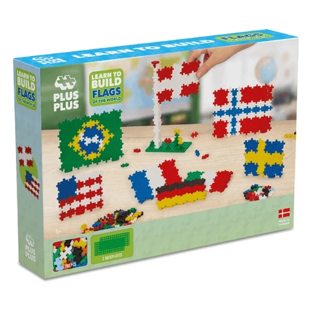 Juego de construcción Plus-Plus, 700 piezas, Banderas