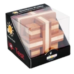 Juego de lógica IQ bambú de madera Doble cruz