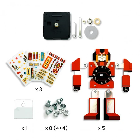 Creative DIY game DIY Robot Clock, Djeco