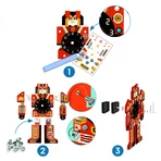 Creative DIY game DIY Robot Clock, Djeco