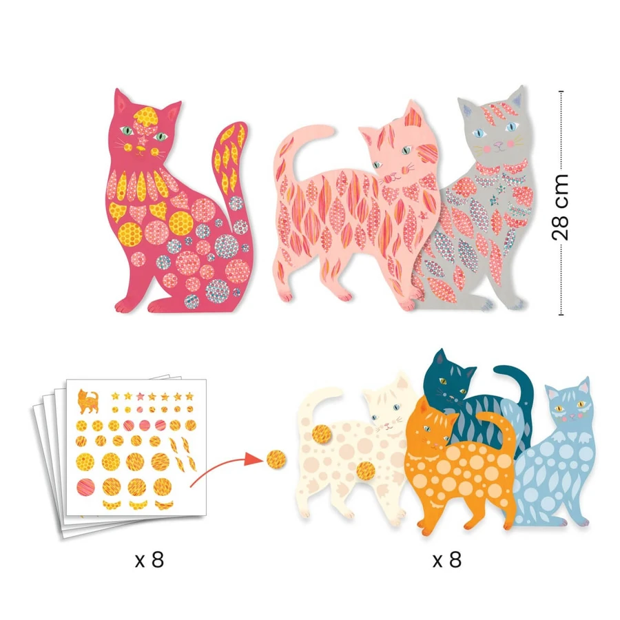Creatieve workshop met katten, Djeco