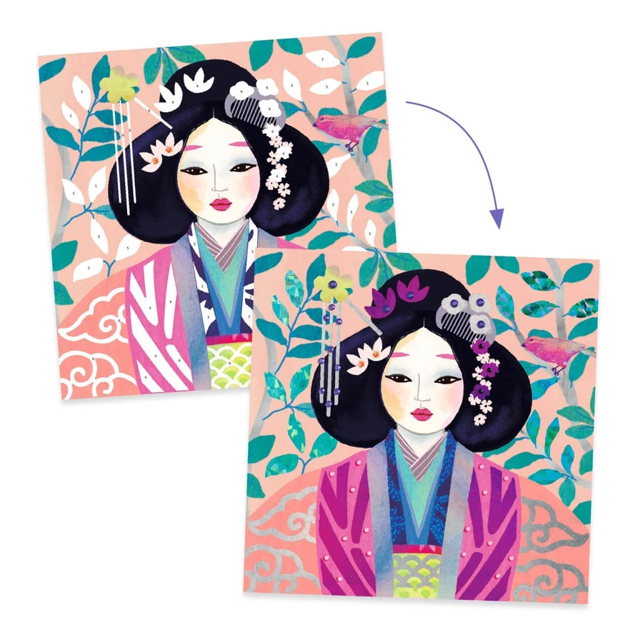 Creative game Portraits, Djeco
