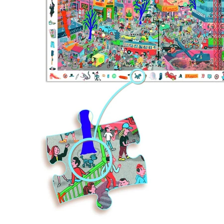 City observation puzzle, Djeco