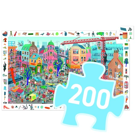 City observation puzzle, Djeco