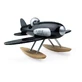 Hidroavión de madera lacada en negro - Made in France - Vilac