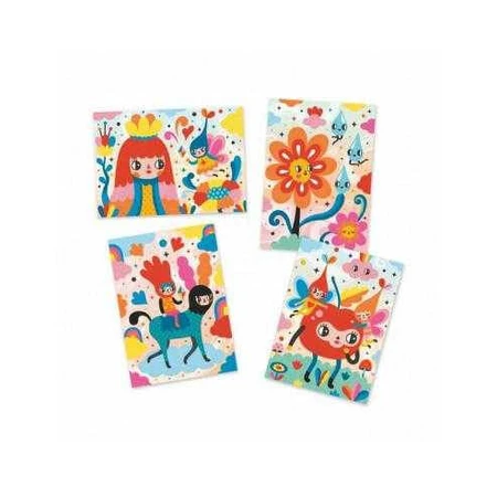 Set de pintura de arena, Djeco Djeco Happy faces