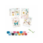 Set de pintura de arena, Djeco Djeco Happy faces
