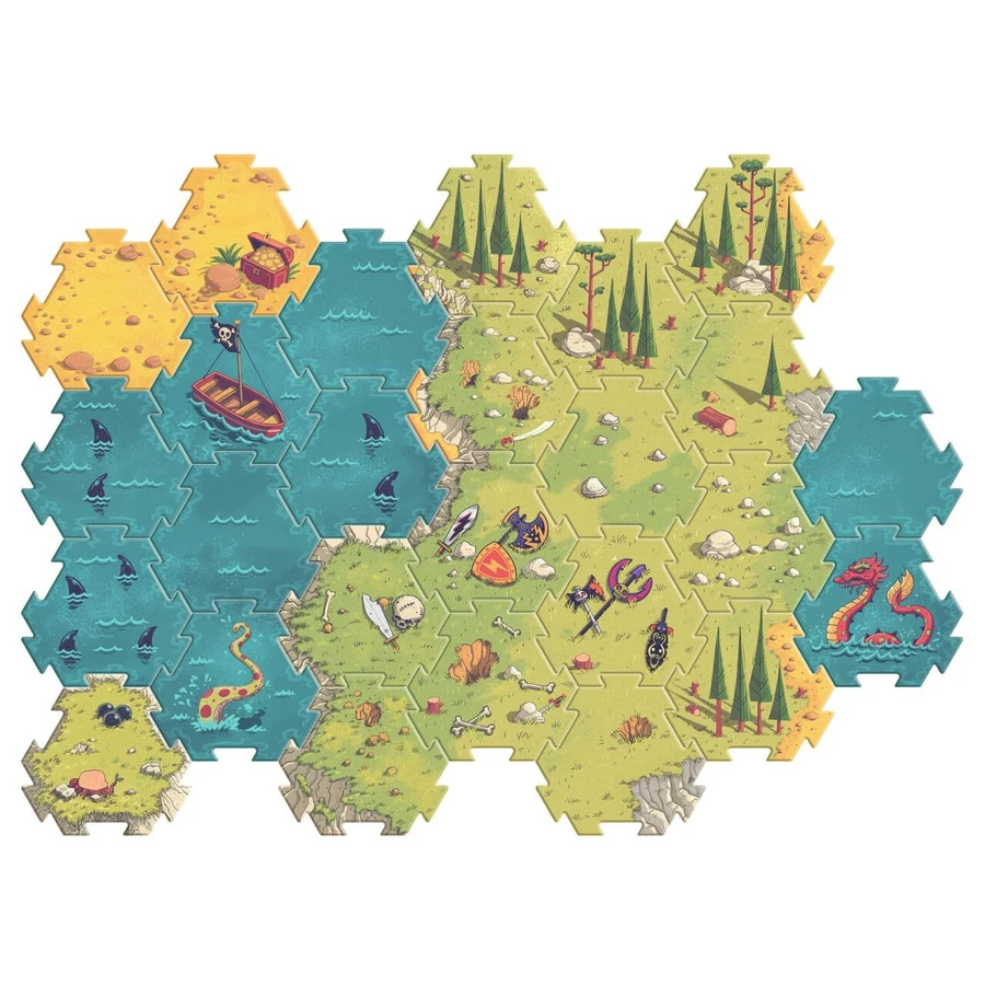 Puzzle gigante Batalia, Djeco