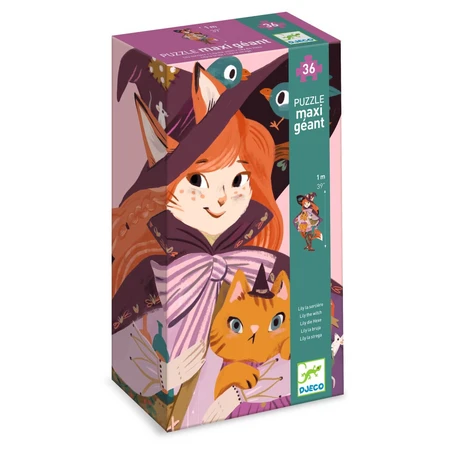 Puzzle géant Witch Lily, Djeco